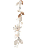 Haarschmuck aus Blüten und Perlen - 8581
