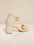 Carryie S - High Heel in Gold offen