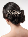 Haarschmuck aus Blüten und Perlen - 456