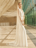 Calva - Hochzeitskleid figurbetont aus Krepp